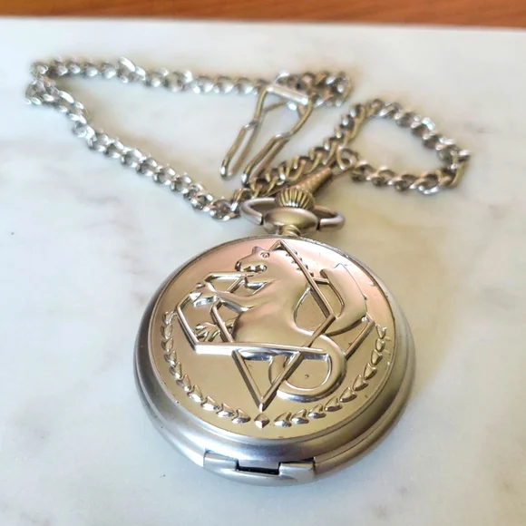 Fullmetal Alchemist Pocket Watch Anime Cosplay Collectible. - Picture 7 of 7